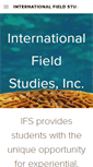 Mobile Screenshot of intlfieldstudies.org